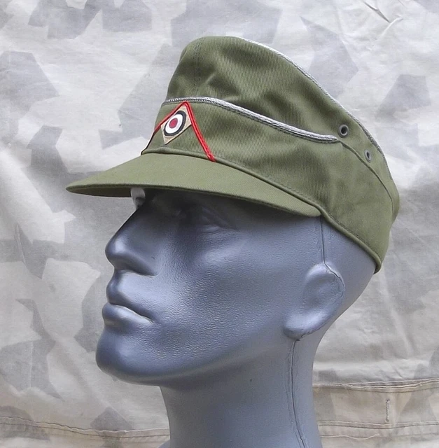 Robert Lubstein WH Feldmütze M41 Tropen Offizier Afrikakorps Artillerie Größe 61
