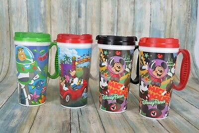 Juego de 4 tazas recargables coleccionables de los parques de Disney World Toy Story de Mickey Mouse