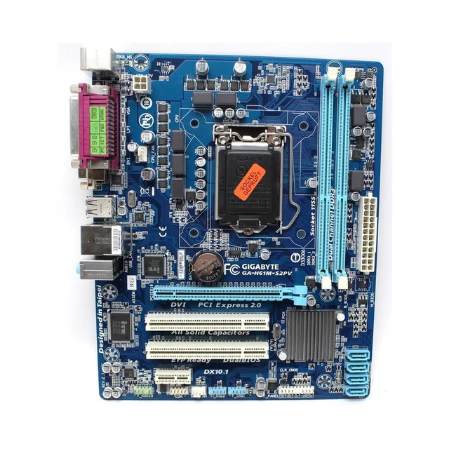 GIGABYTE GAH61MS2PV REV.2.1 Mainboard MicroATX Sockel 1155