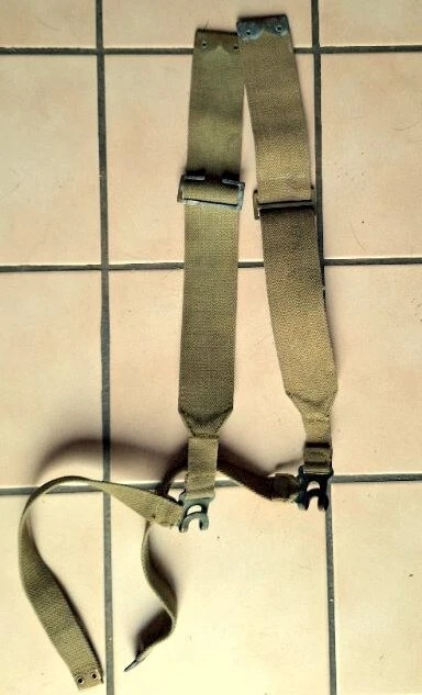 PAIRE BRETELLE SAC Large/Small pack pattern 37 anglais ww2 EUR 35,00 ...