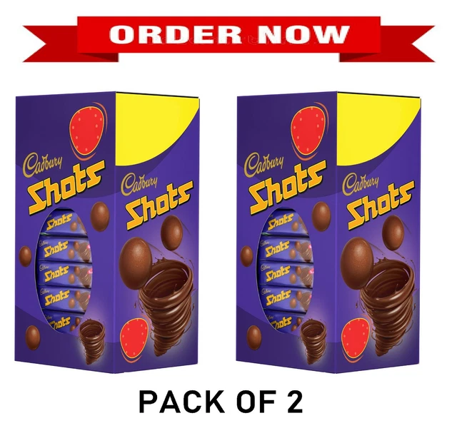 CARTON CADBURY DAIRY Milk Chocolate Shots (58 unités x 3,6 Gm), 208,8 g ...