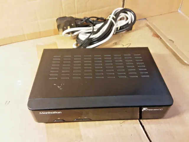 Manhattan Plaza HD-T2 Freeview HD TV receiver+HDMI & Coaxial Cable No REMOTE