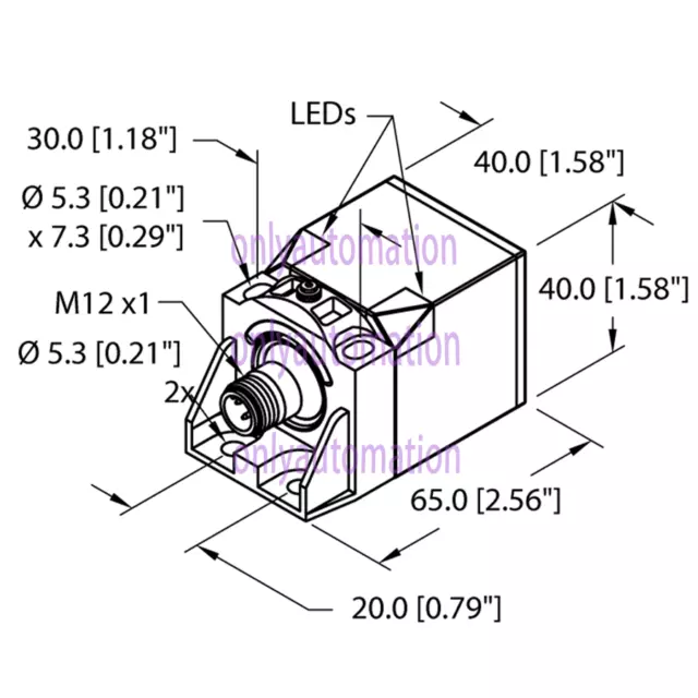 TURCK NI50U-CK40-AN6X2-H1141 1625823 Inductive sensor NPN 1x