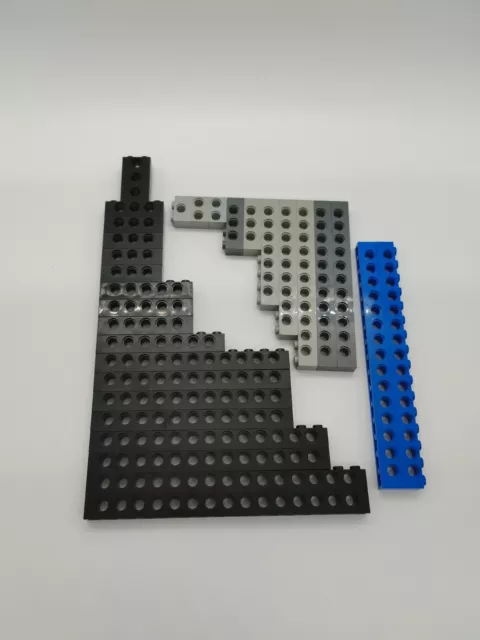 Lego ® Technic Lochbalken Lochstangen Konvolut schwarz blau grau