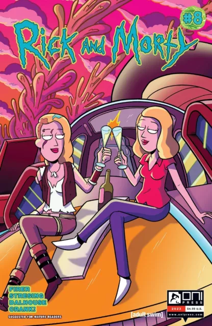 Rick and Morty #8 Cover B Comic Book 2023 - Oni Press