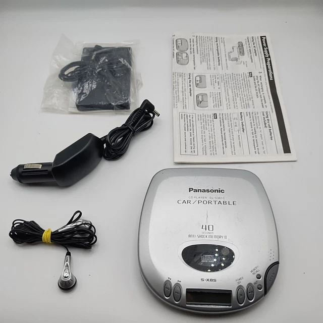 Panasonic ポータブルCDカープレーヤー SL-S231c　本体 PANASONIC SL-S231C PORTABLE Car CD Player XBS Anti Shock