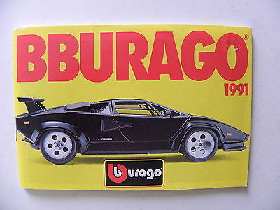 Lot de 8 catalogues burago Maisto Polistil années 80 90 voitures miniatures 