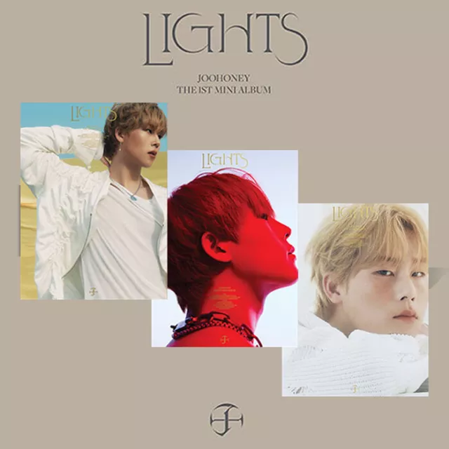 MONSTA X JOOHONEY [LIGHTS] 1st Mini Album CD+Photo Book+Card+etc+Pre-Order+GIFT