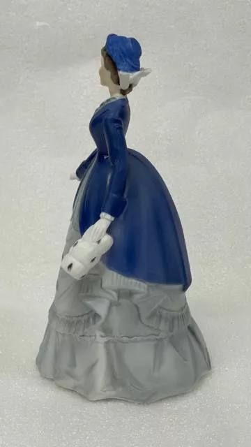 Royal Worcester Figurine Automne Chanson Bleu Céramique 3
