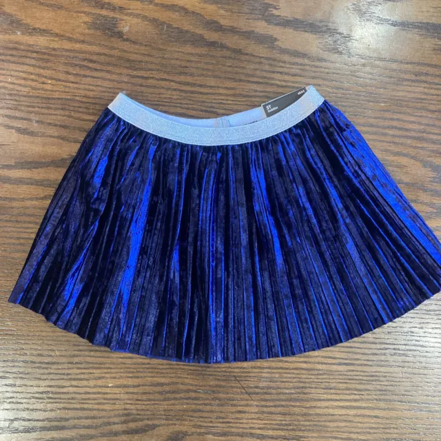 NEW Okie Dokie Toddler Girls Size 3T Pull-on Holiday Blue Glittery Skirt NWT