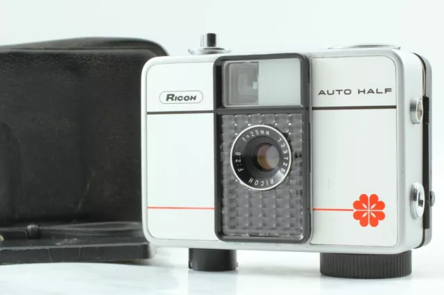 [ MINT  w/ case ] " Four-leaf clover" Ricoh Auto Half Frame E Film Camera Japan