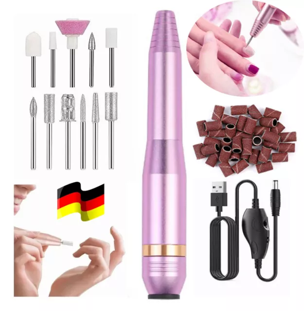 Profi 20000 RPM Nagelfräser Elektrische Nagelfeile Nagelfraser Nail Maniküre Kit