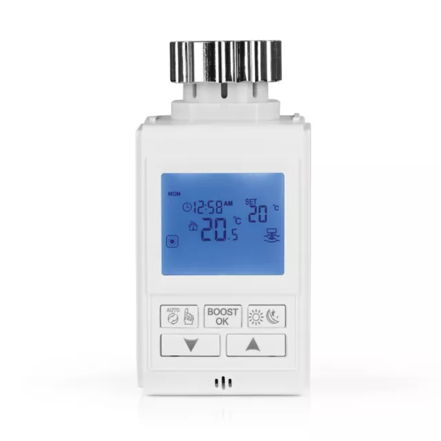 Radiateur Thermostat Programmable Digital Affichage Énergie Chauffage Régulateur