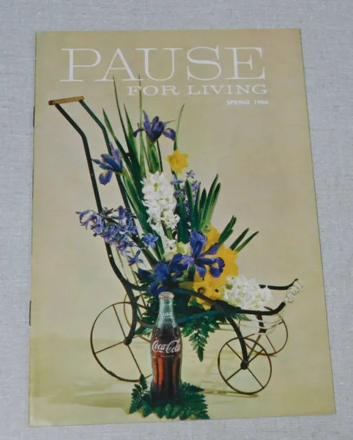 Pause For Living Coca Cola magazine Spring 1966 issue