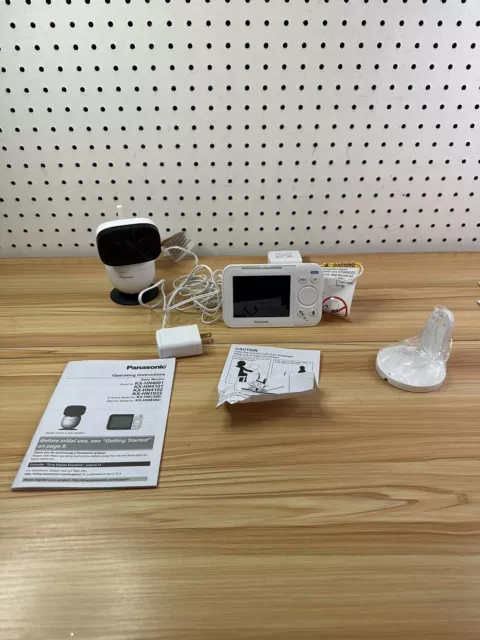 Panasonic KX-HN4101W 3.5" Baby Monitor with Camera and Audio - White Used