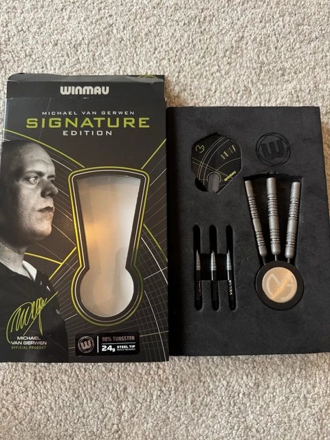 Winmau Michael van Gerwen MvG signature edition 90% Tungsten Steel Tip Darts 24g