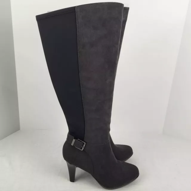 New Alfani Womens Vennuss Knee High Boots Flex N Step Shoes Size 7M Wide Calf