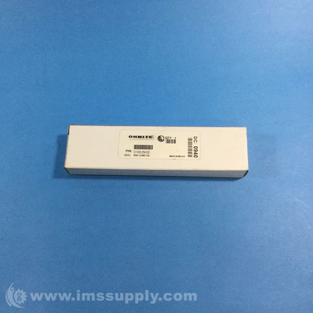 Ohmite D100J5K0E Resistor, KOHM, 5.0,100W FNFP