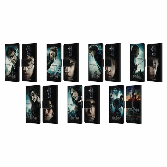 Official Harry Potter Deathly Hallows Vii Leather Book Case For Nokia Phones
