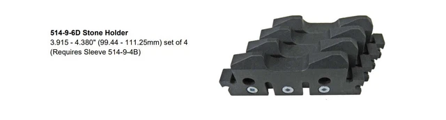 514-9-6D Stone holder (require 514-9-4B) fits Rottler HP7A HP6A H85A set 4 pcs