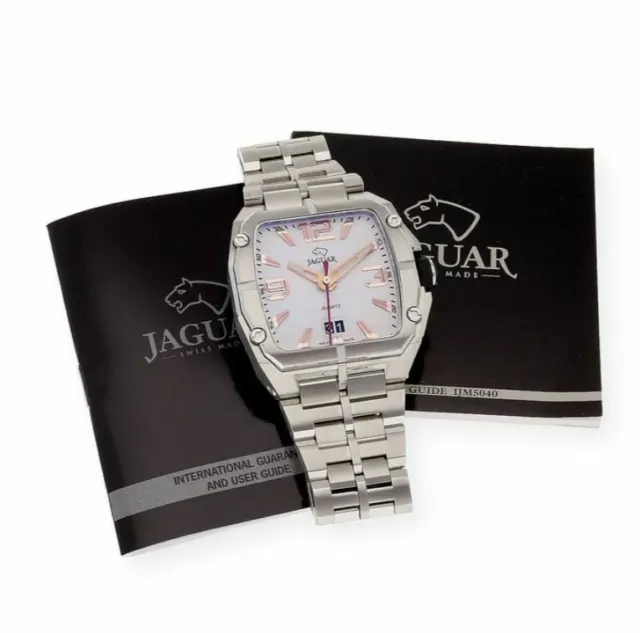 Jaguar Quartz J641/1 Reloj de Pulsera Analógico de Hombre Acero Inoxidable Nuevo