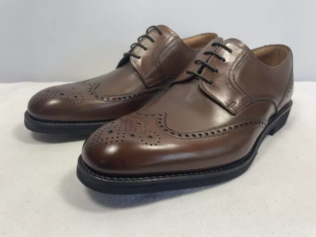 LOAKE SECONDS GEORGE F Width with Rubber Sole Dark Brown RRP