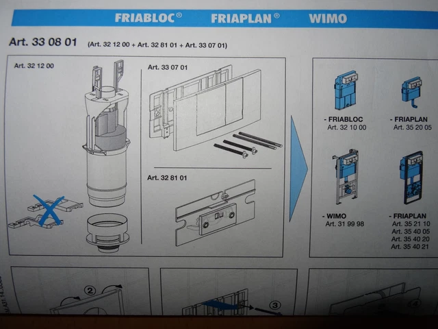 Sanit WC-Betätigungsplatte für Friabloc Modell F200 weiß 73.320.01..0 Sanit WC-Betätigungsplatte für Friabloc Modell F200 weiß 73.320.01..0