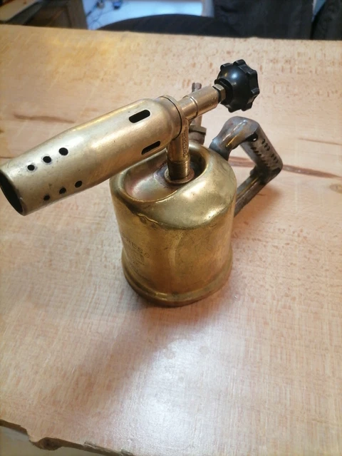 Ancienne lampe a souder Express n°39 chalumeau vintage