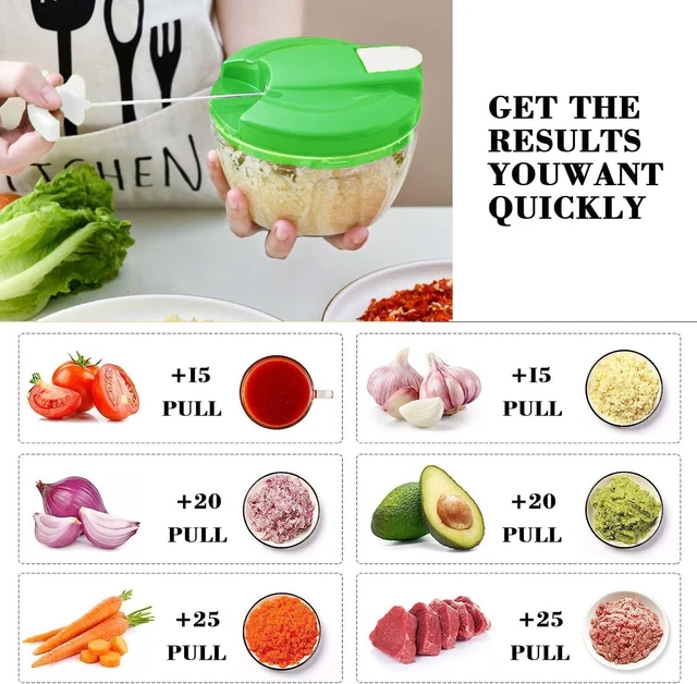 MULTIFUNCTION MANUAL FOOD Chopper,Manual Food Processor Vegetable