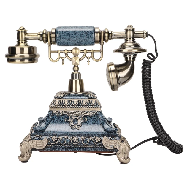 Antique Telephone Retro Old Fashioned Backlight Phone European Style Landline