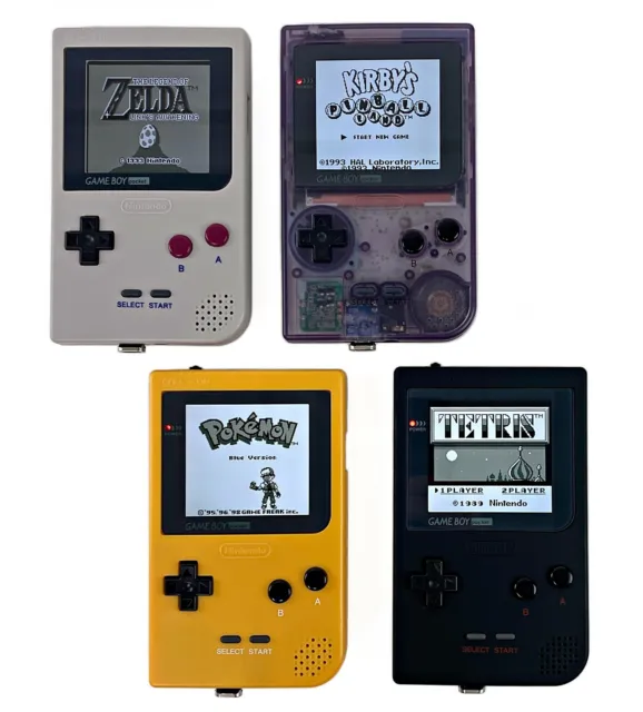 Gameboy Pocket con FunnyPlaying Retro Pixel IPS Backlight Mod Game Boy