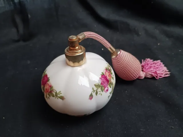 Royal Albert Old Country Roses Dressing Table Perfume Spray Atomiser