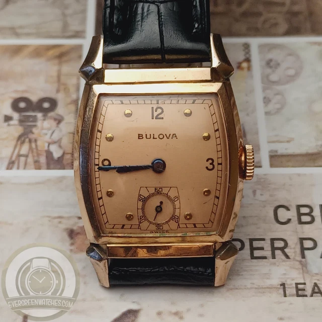Bulova - Curvex Tank Art Deco Fancy Lugs SERVICED! - 5166260 - Unisex - 1901-194