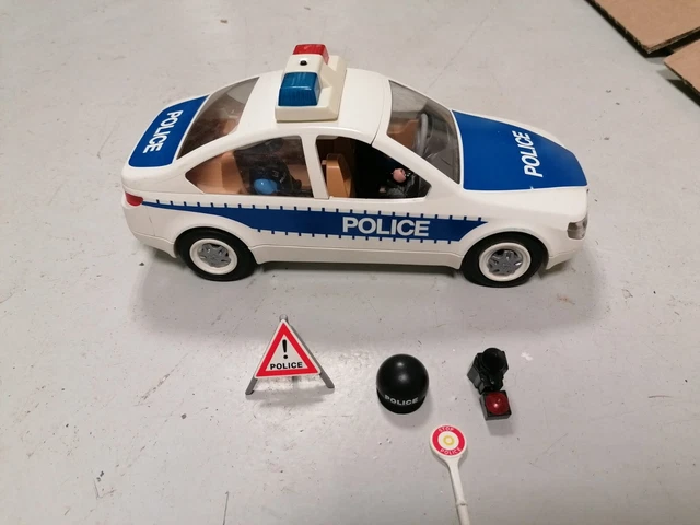 PLAYMOBIL VOITURE DE Patrouille De Police Avec Son Equipage EUR 12,00 ...