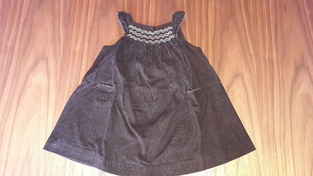 Robe Rouge JACADI 12 Mois - Manches Longues, évasée, Très Bon état, Matière Douce