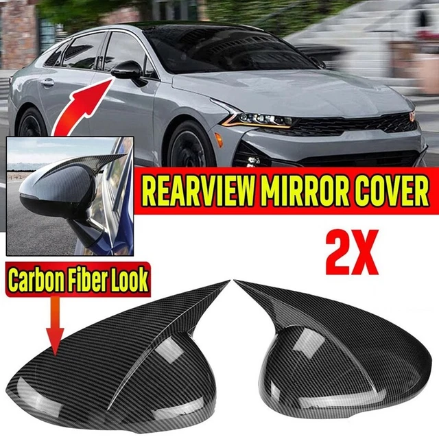 M Style Car Carbon Fiber Rearview Cover Trim Frame Side for K5 R6F4