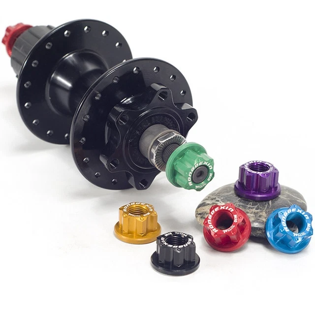 HIGH STRENGTH M10 Non Quick Release Hub Nuts for Mountain Bikes Pack of