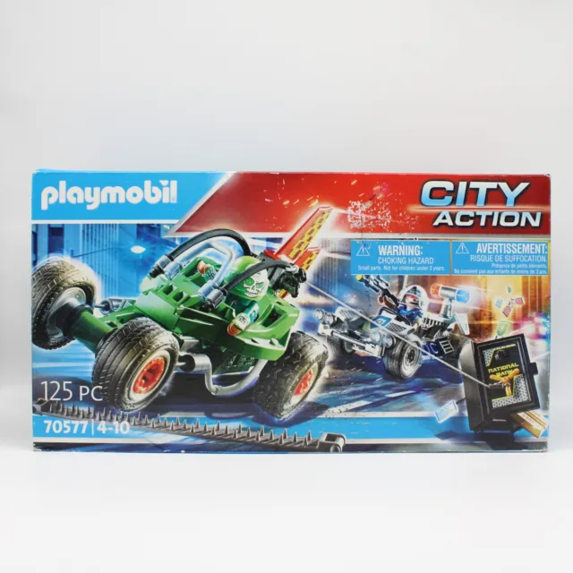 Playmobil City Action Polizei-Kart Verfolgung des Tresorräubers 70577 - NEU OVP
