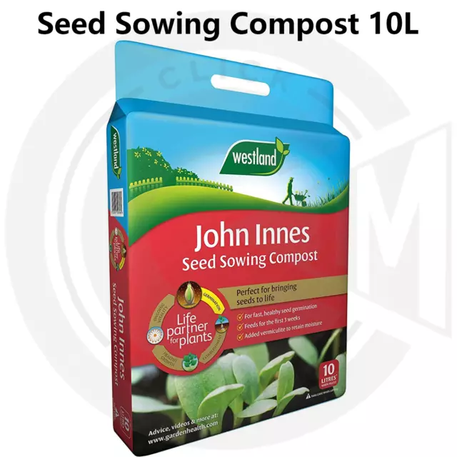 John Innes Fast Healthy Germination Seed Sowing Compost by Westland 10 Litres