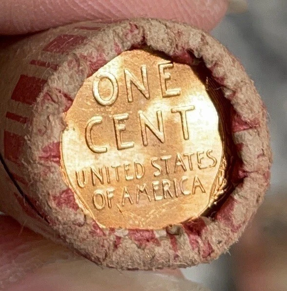 1 US Lincoln Wheat Penny Roll BU/1909 P-S VDB Ender Uncirculated Old Vintage🔥