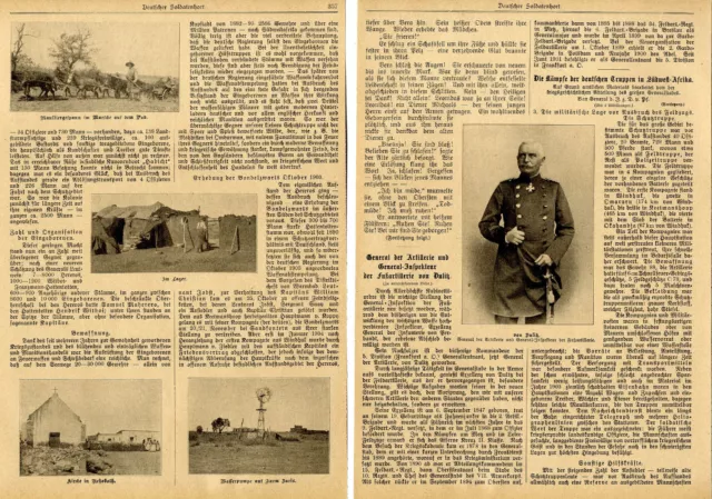 Die Schutztruppe Militärische Lage Deutsch Südwest-Afrika Text+Bilder von 1906
