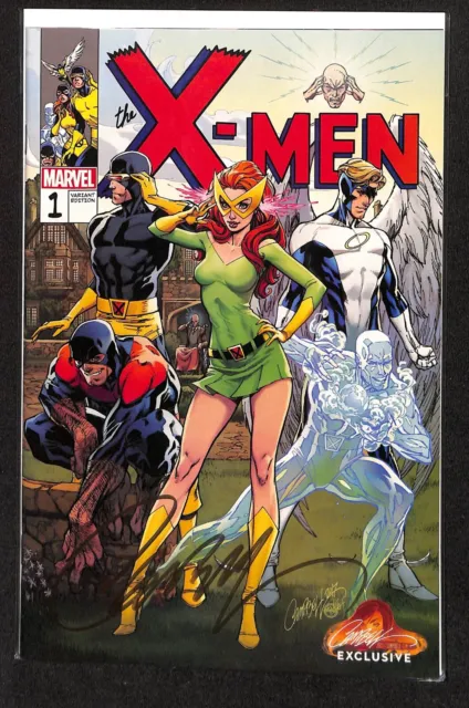 X-MEN BLUE # 1 MARVEL COMICS June 2017 J SCOTT CAMPBELL VARIANT COVER B