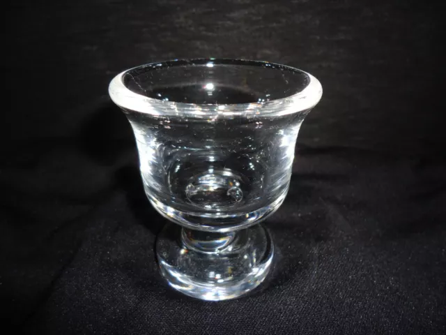 Steuben vintage cigarettes urn 7878   3" 7.7cm x 7.1cm Donald Pollard   mint