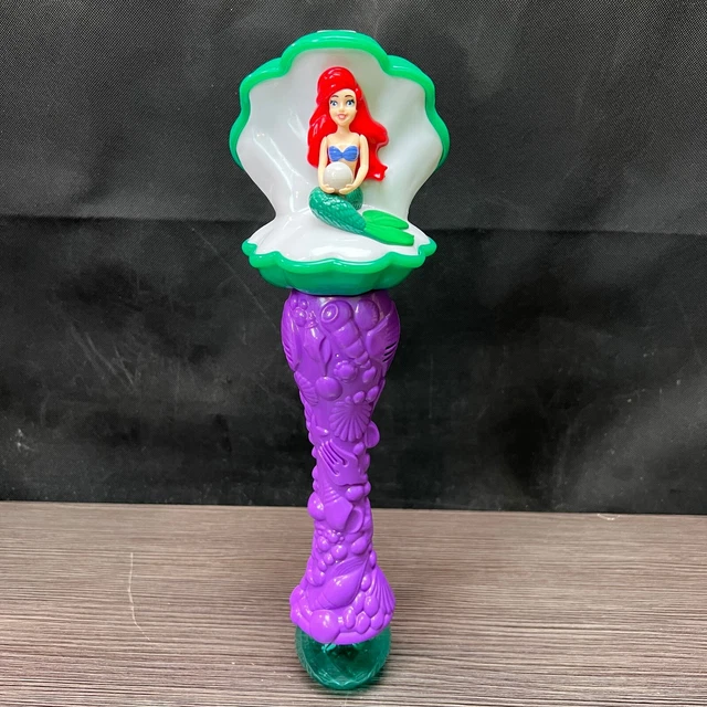 DISNEY WORLD PARKS Ariel Light Up Musical Bubble Wand Little Mermaid  DISNEY WORLD PARKS Ariel Light Up Musical Bubble Wand Little Mermaid