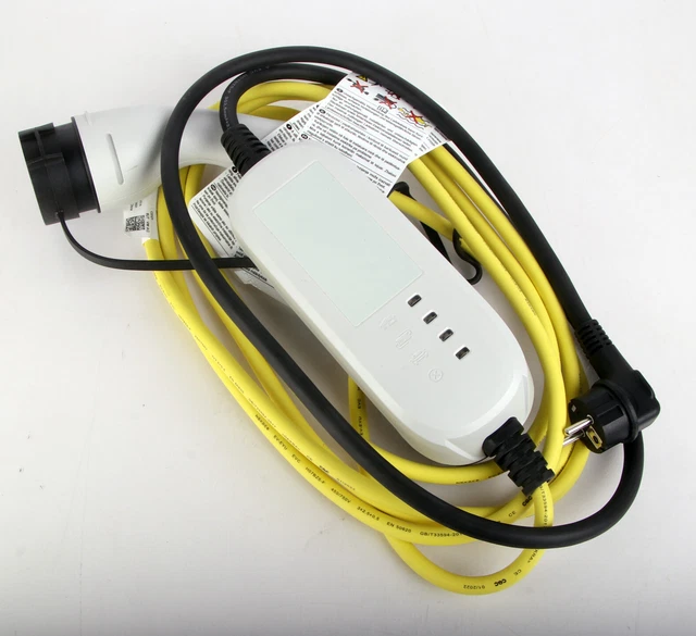 originale VW APTIV E-Auto IC-CPD modalità 2 cavo di ricarica caricabatterie 230V tipo 2 con custodia