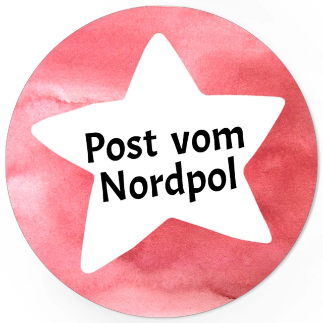 48 Weihnachtsaufkleber Geschenk Aufkleber Etiketten Weihnachten Xmas Nordpol 2
