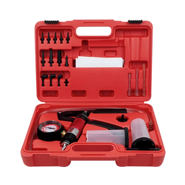 Kit dissanguamento freno pompa sottovuoto portatile pompa sottovuoto corpo pompa sottovuoto manuale pompa per