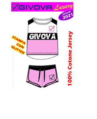 Visita lo Store di givovagivova Completo T-Shirt Pantaloncini Ragazza in Jersey Cotone K0032 Anni 8/16 Giallo, 8 Anni 