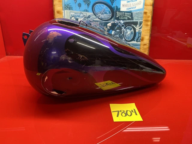 harley dyna 1991-2003 gas fuel tank low rider fxd stock oem Superglide Dent