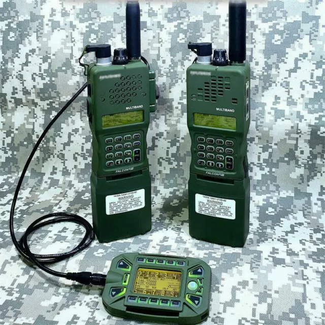 TRI AN/PRC-152 Aluminum Shell 15W Handheld Radio VHF/UHF Metal Walkie Talkie